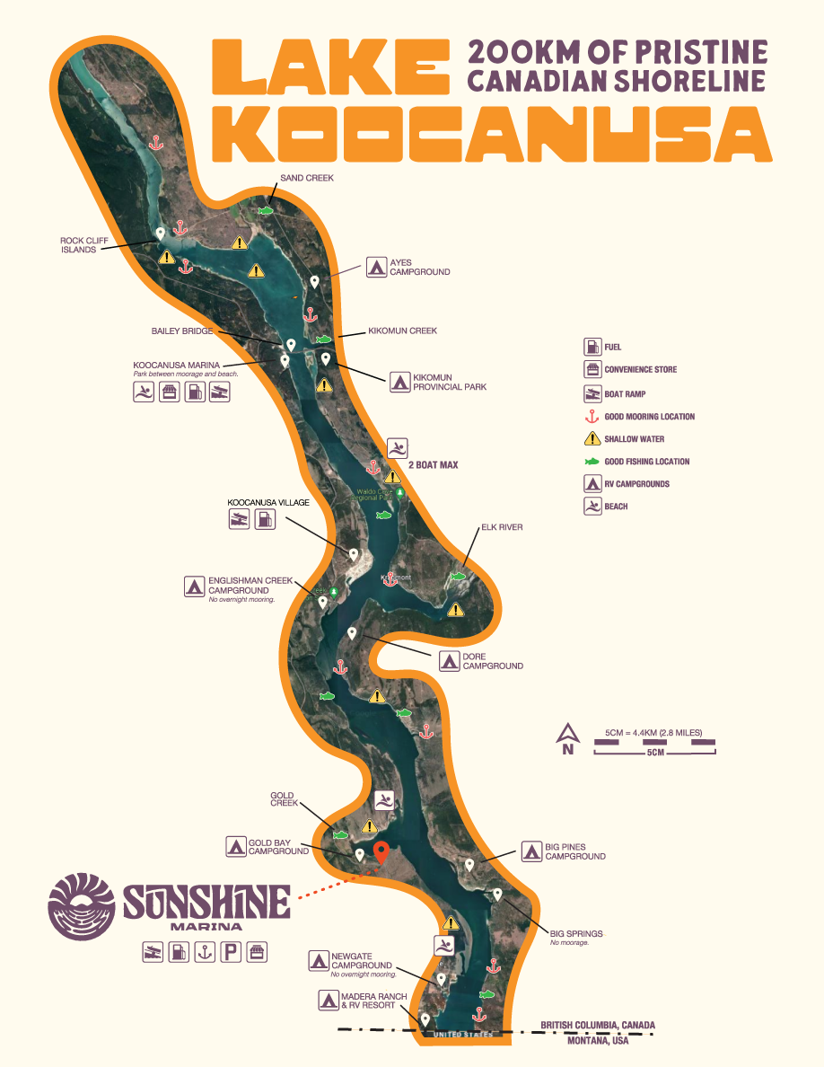 Koocanusa Map